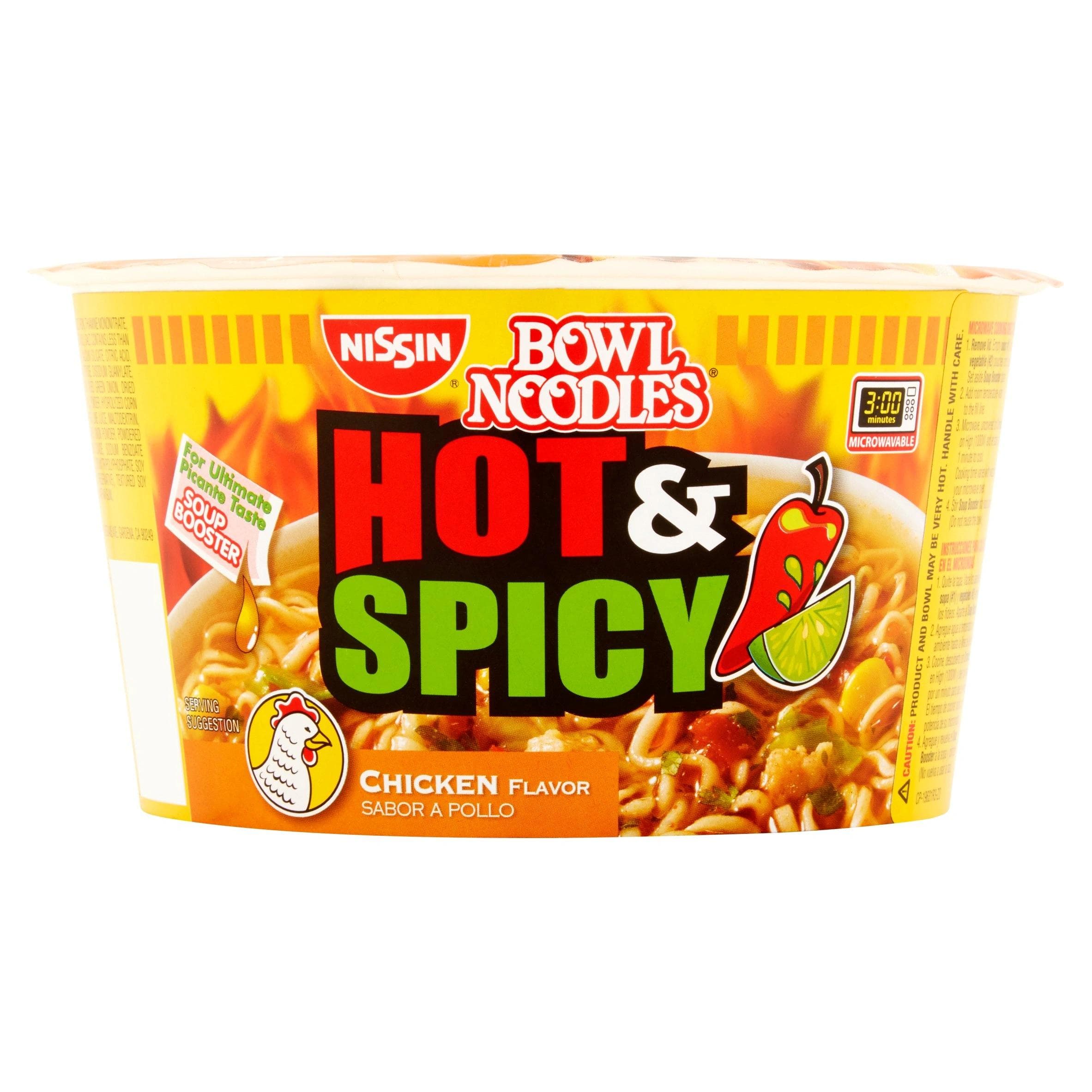 Product Image of Nissin Foods Hot & Spicy Chicken Bowl Noodles