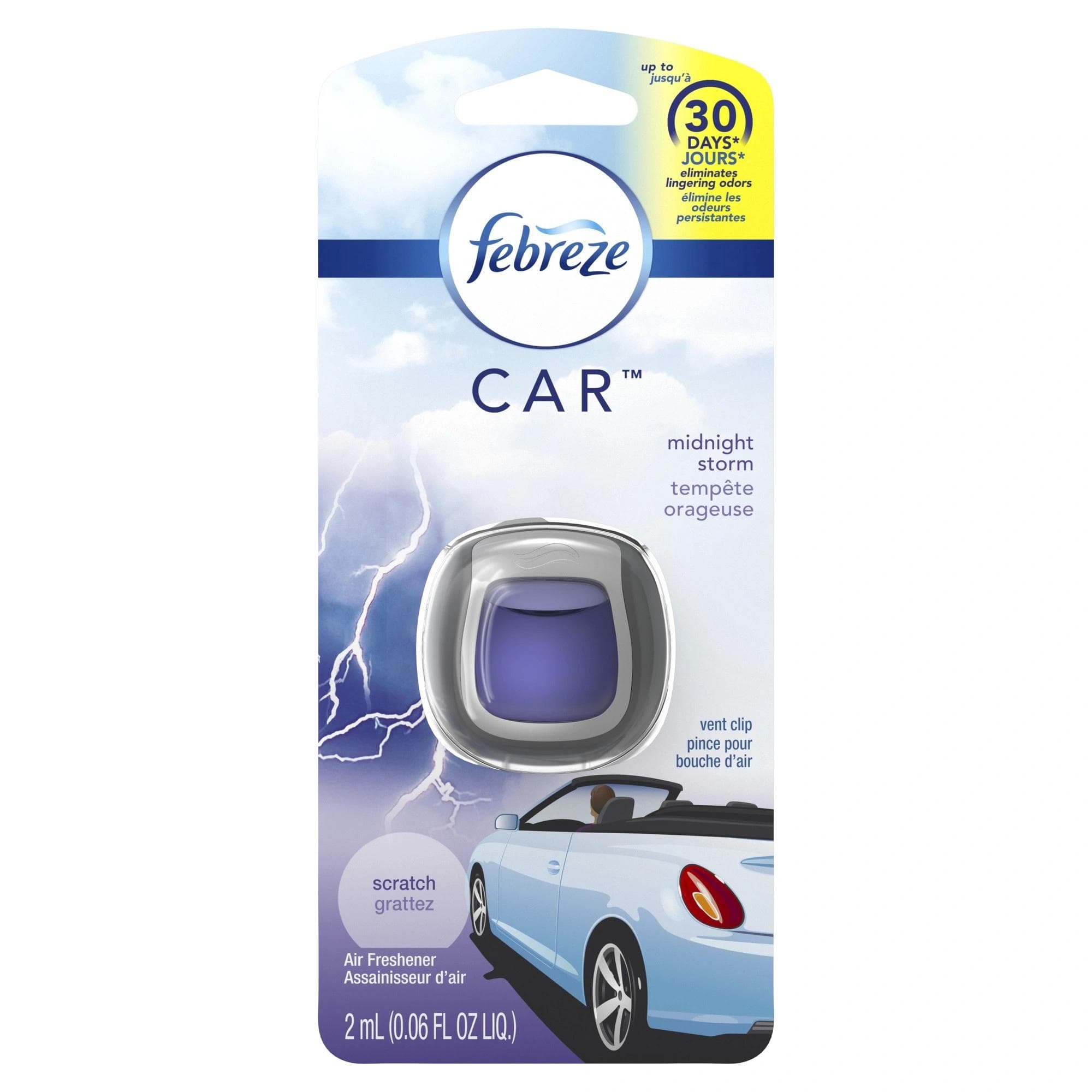Product Image of Febreze Car Air Freshener - Midnight Storm