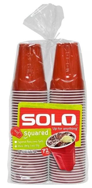 Product Image of Solo Squared Cups Plastic