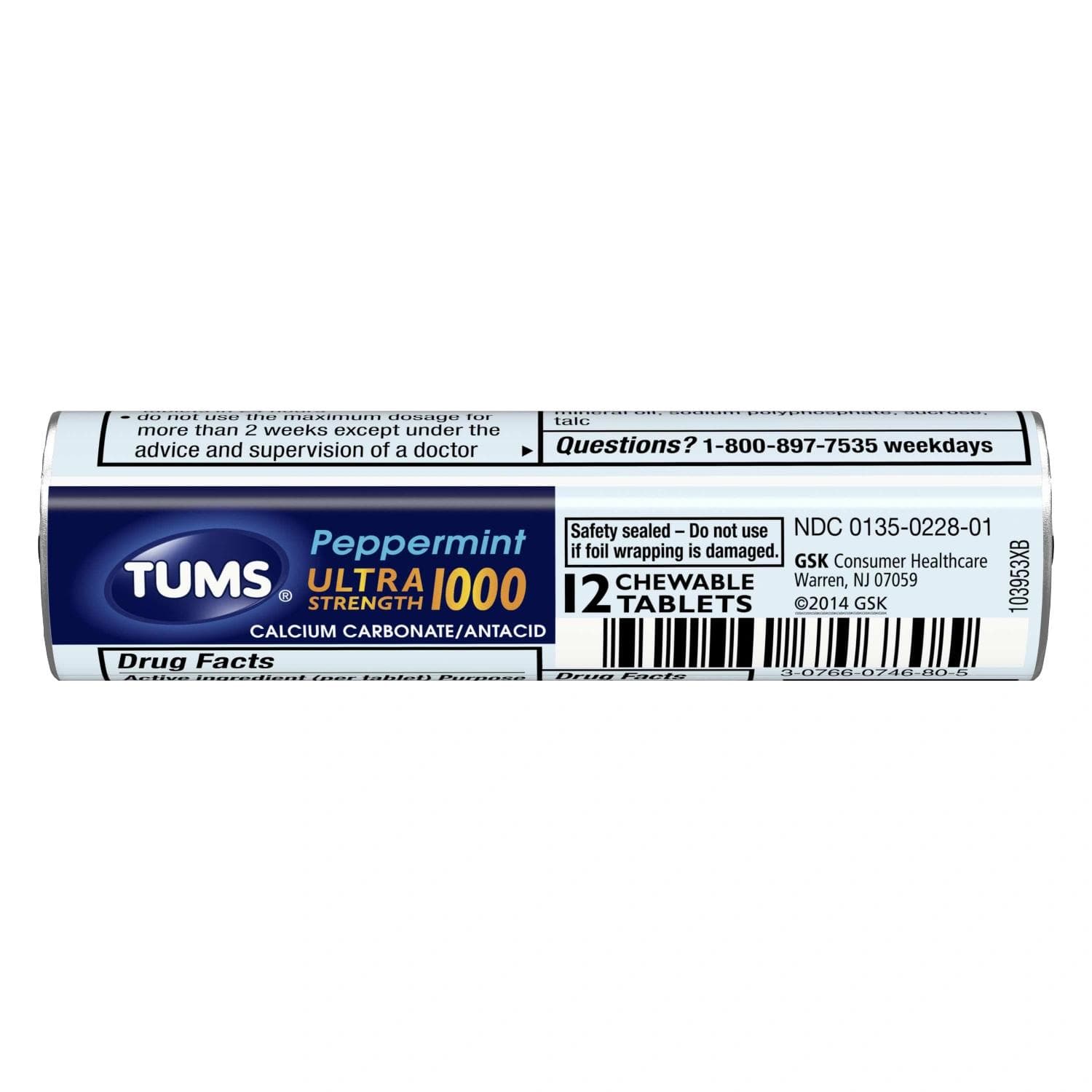 Product Image of Wholesale Tums(R) Extra Strength 750 Assorted Berries