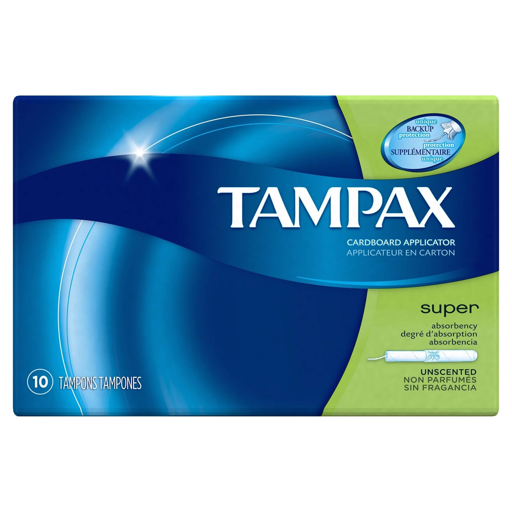 Product Image of Tampax Super Tampons with Flushable Cardboard Applicator