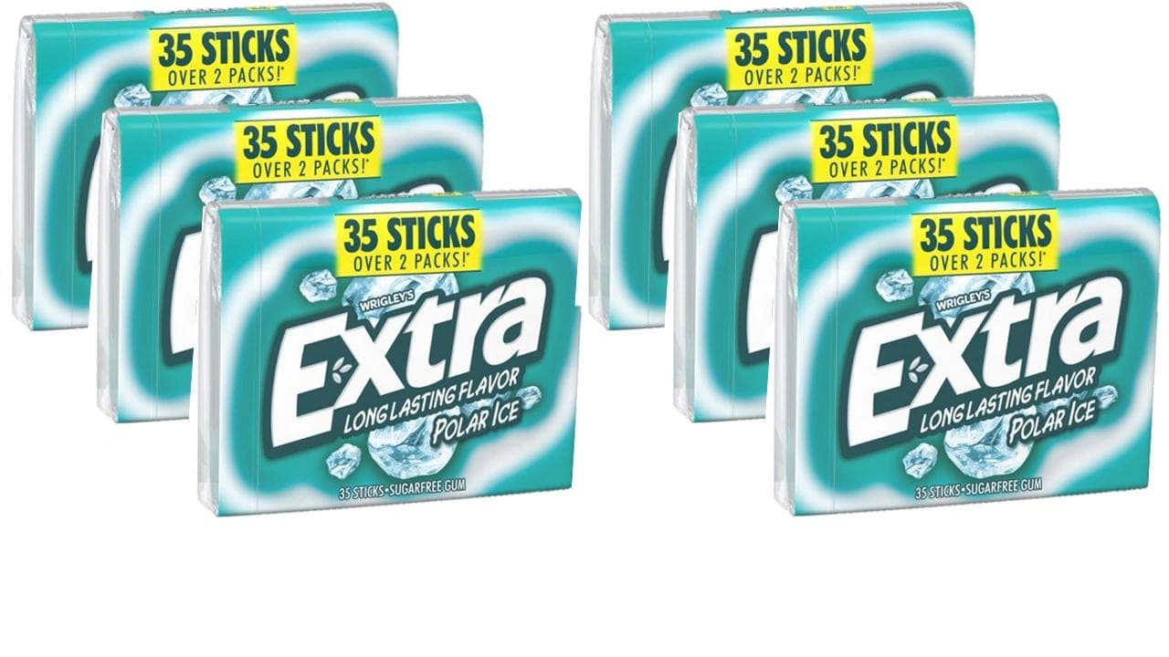 Product Image of Extra Polar Ice Sugar Free Mint Chewing Gum - 35ct