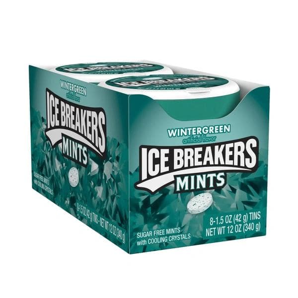Product Image of Ice Breakers Wintergreen Mints - Pack of 8