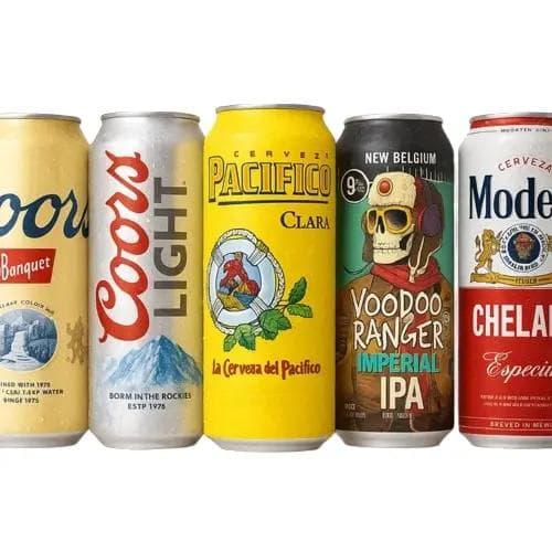 Beers section in Hi Market Convenience Store